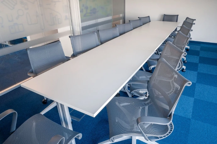Herman Miller Setu and Mirra 2 chairs — global payment technology corporation office, Almaty Kazakhstan