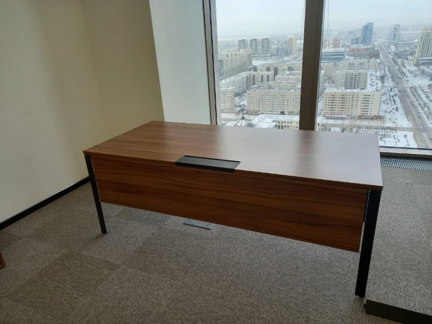 Close-up of MillerKnoll Collective Executive Desk for Executive Office Room