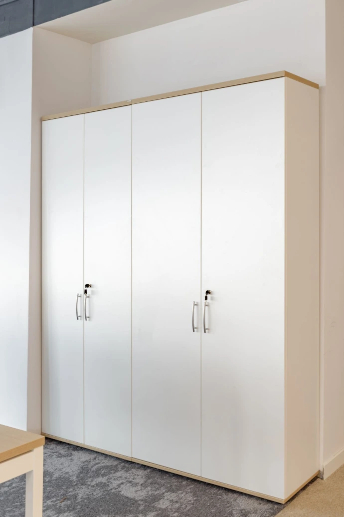 MillerKnoll Vertical Storage Cabinets for science-led office fit-out