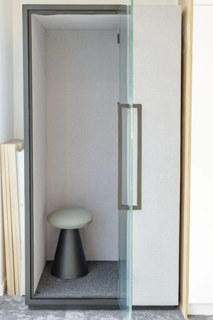MillerKnoll Acoustic Booths for science-led office fit-out