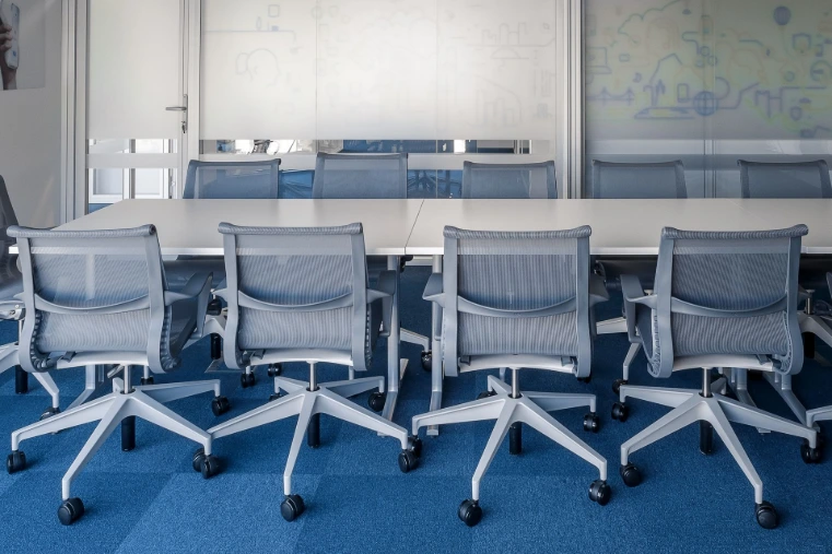 Herman Miller Setu ergonomic chairs — global payment technology HQ, Almaty Kazakhstan