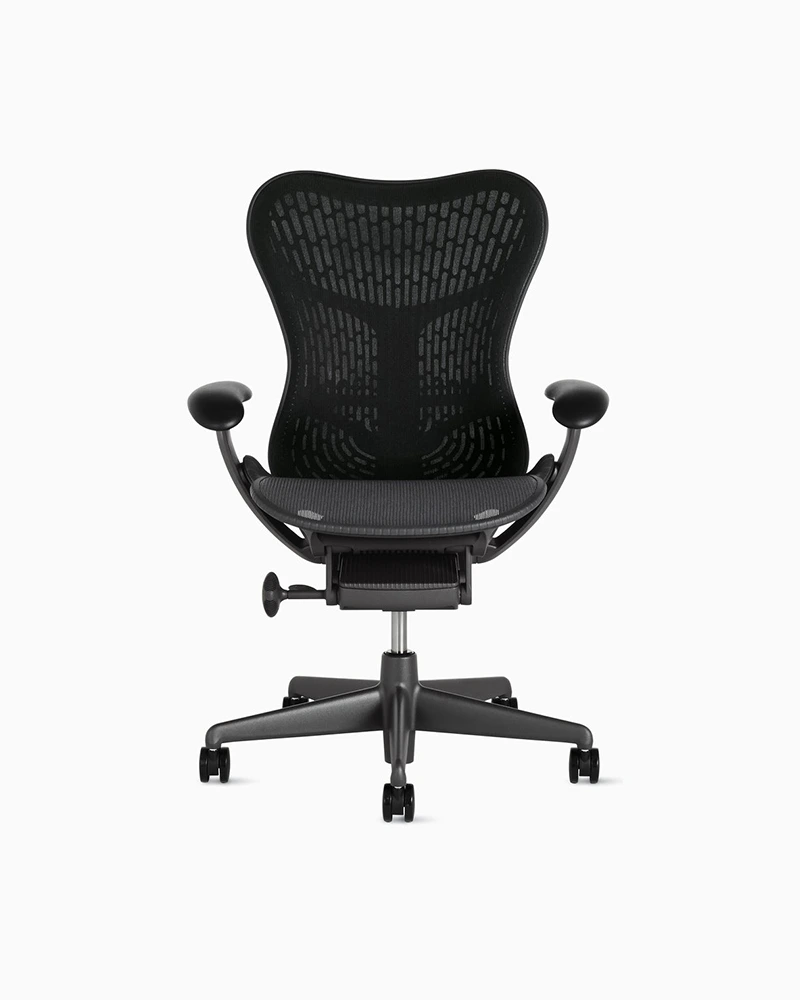 Herman Miller Mirra 2 Chair Herman Miller Mirra 2 office chair, three-quarter front view