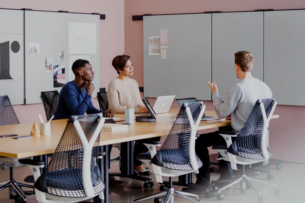 Herman Miller Living Office work settings in a modern workplace