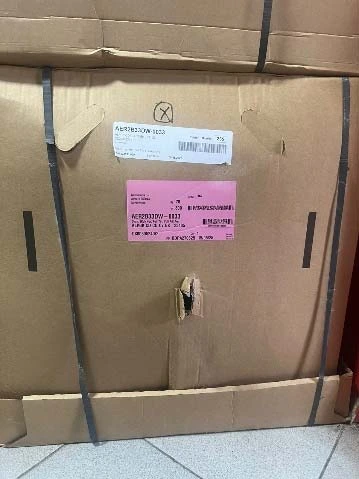 Original Herman Miller shipping box with the order label attached