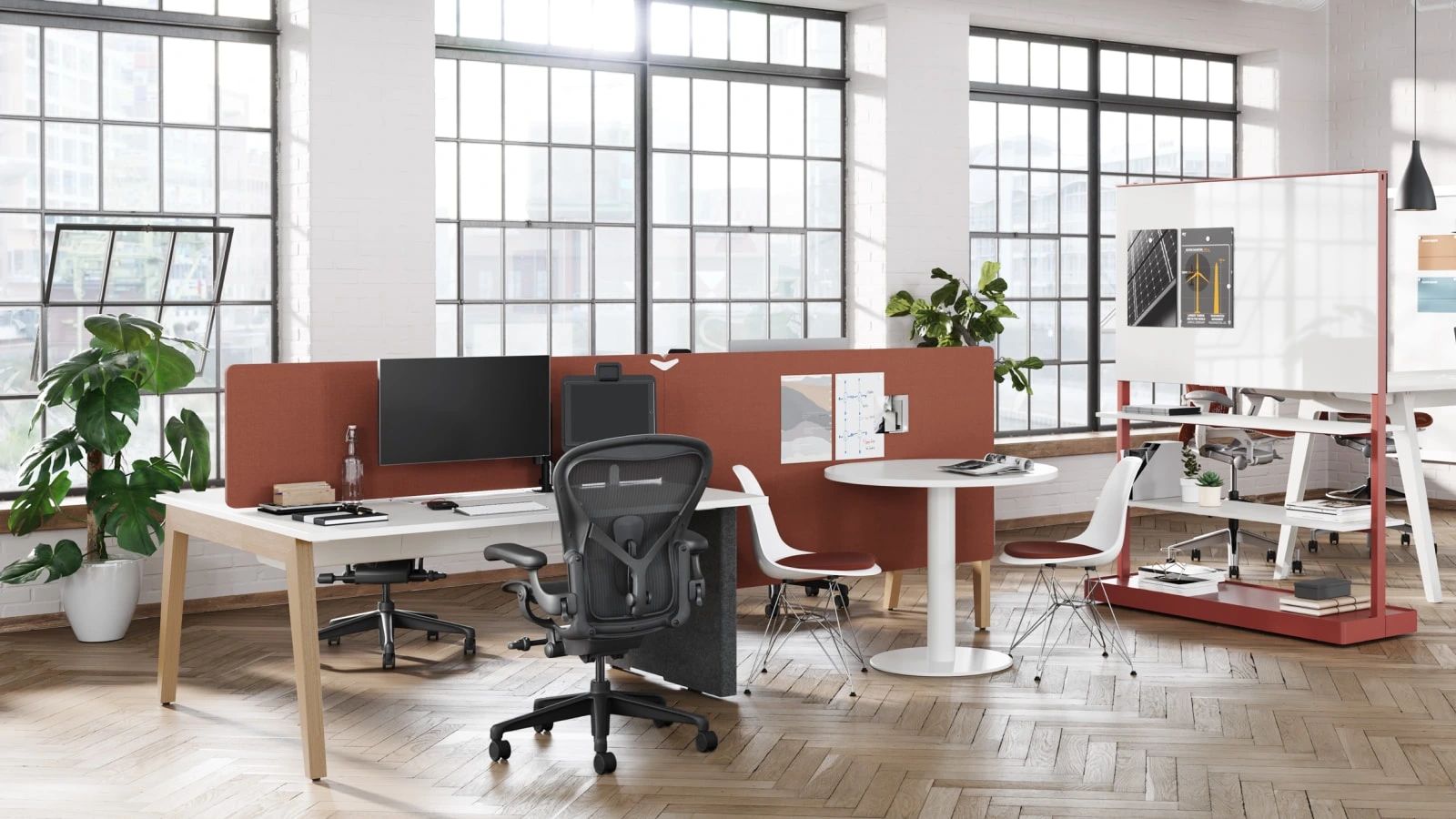 Herman Miller Aeron Chair Herman Miller Aeron chair at workstations in a corporate office