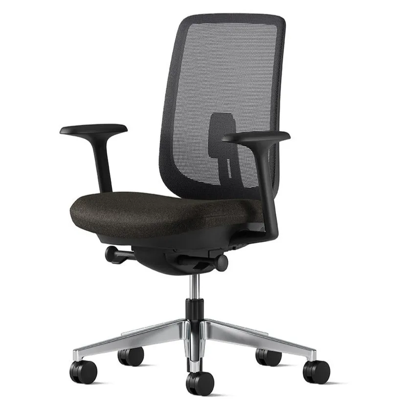 Herman Miller Verus Chair (Black, Polished, Graphite)