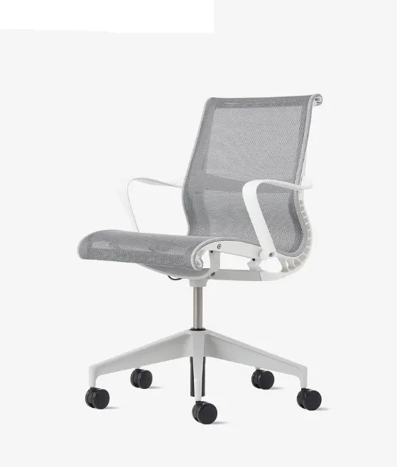 Setu Chair (Mineral, White, Silver Alloy)