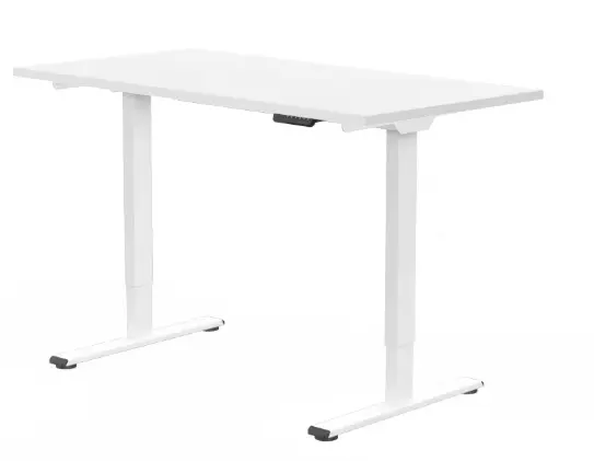 [DS-MK-SS-14O7-WW] Стол с регулировкой высоты 1400x700 Белый/Белый