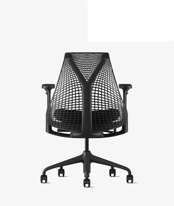 [AS2EA32HA-0011] Sayl Chair   (Black/Black, Height-Adjustable Arms, No Additional Support, Tilt Limiter)