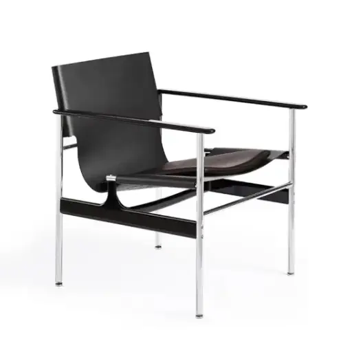Pollock Arm Chair  (Black, Hidden Valley)
