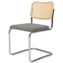 Marcel Breuer Cesca™ Chair Upholstered Seat & Cane Back