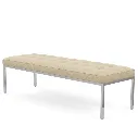 Florence Knoll™ Relaxed Bench, Three Seater