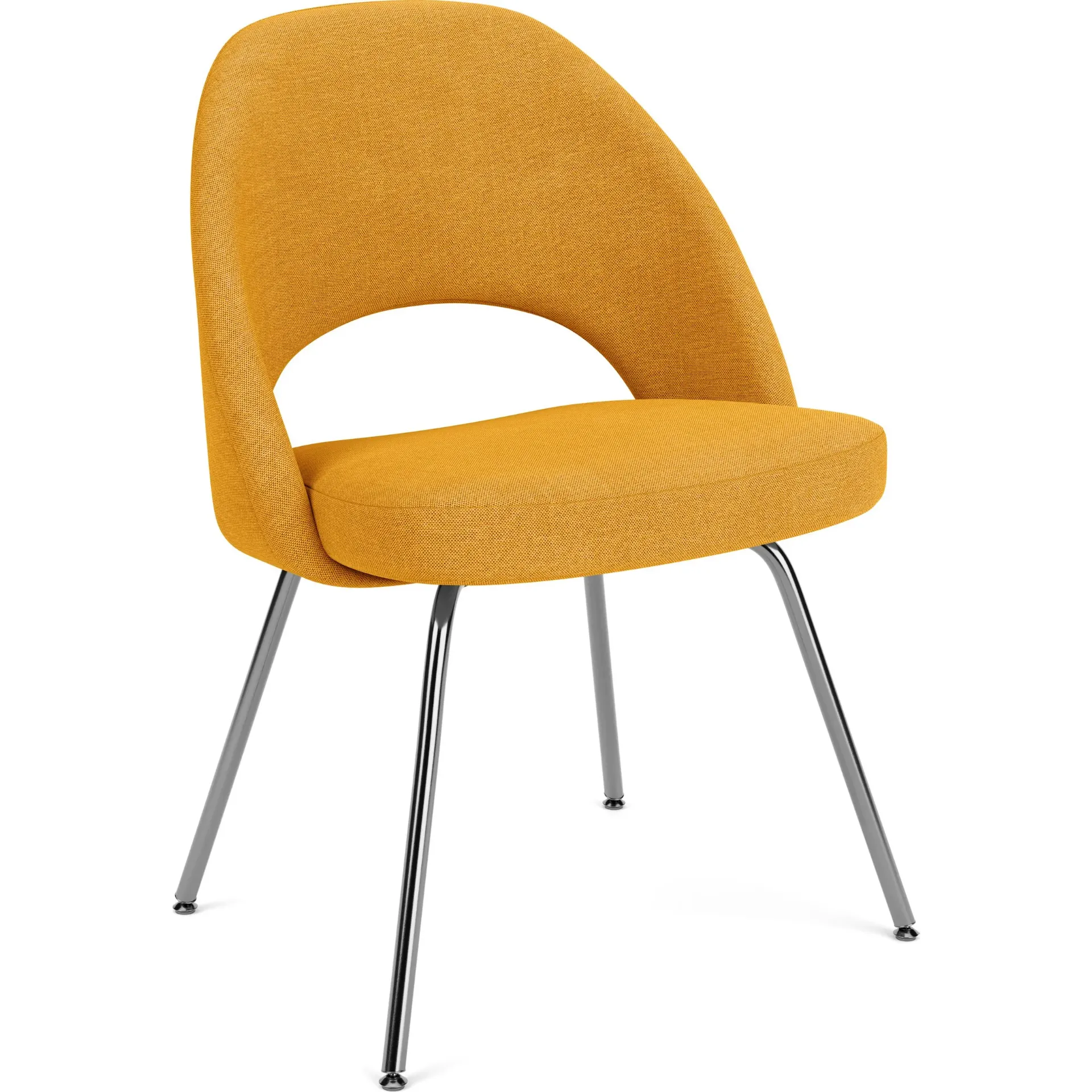 Saarinen Executive Armless Chair - Tubular Legs